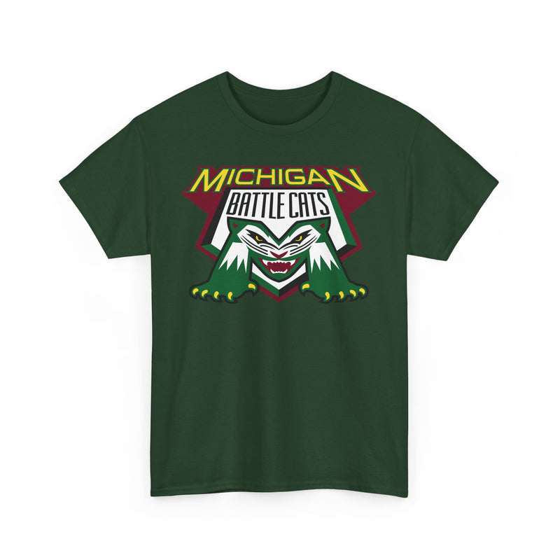 Load image into Gallery viewer, Michigan Battle Cats Midwest League 1995-2002 Baseball T-shirt