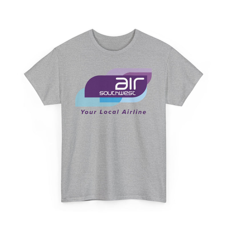 Load image into Gallery viewer, Air Southwest Your Local Airline Vintage British Regional Carrier Logo T-shirt