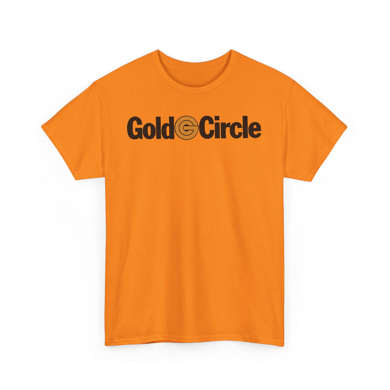 Load image into Gallery viewer, Gold Circle Orange Logo Vintage Department Store T-Shirt
