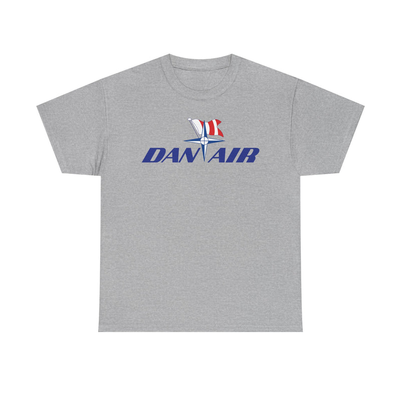 Load image into Gallery viewer, Dan Air Flag Compass Logo Classic British Aviation Memorabilia T-shirt