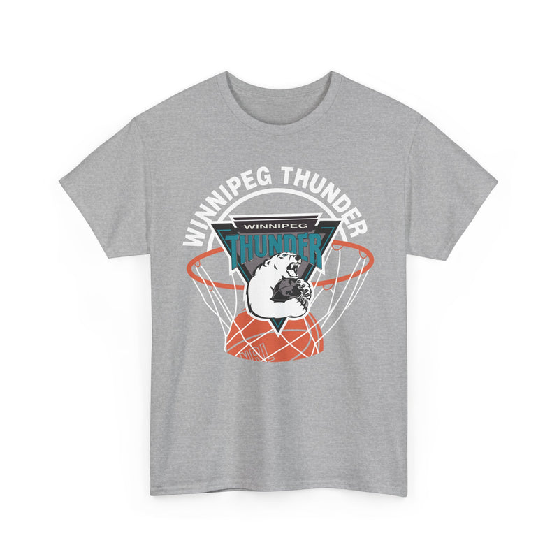 Load image into Gallery viewer, Winnipeg Thunder Basketball 1992-1994 World Basketball League T-shirt