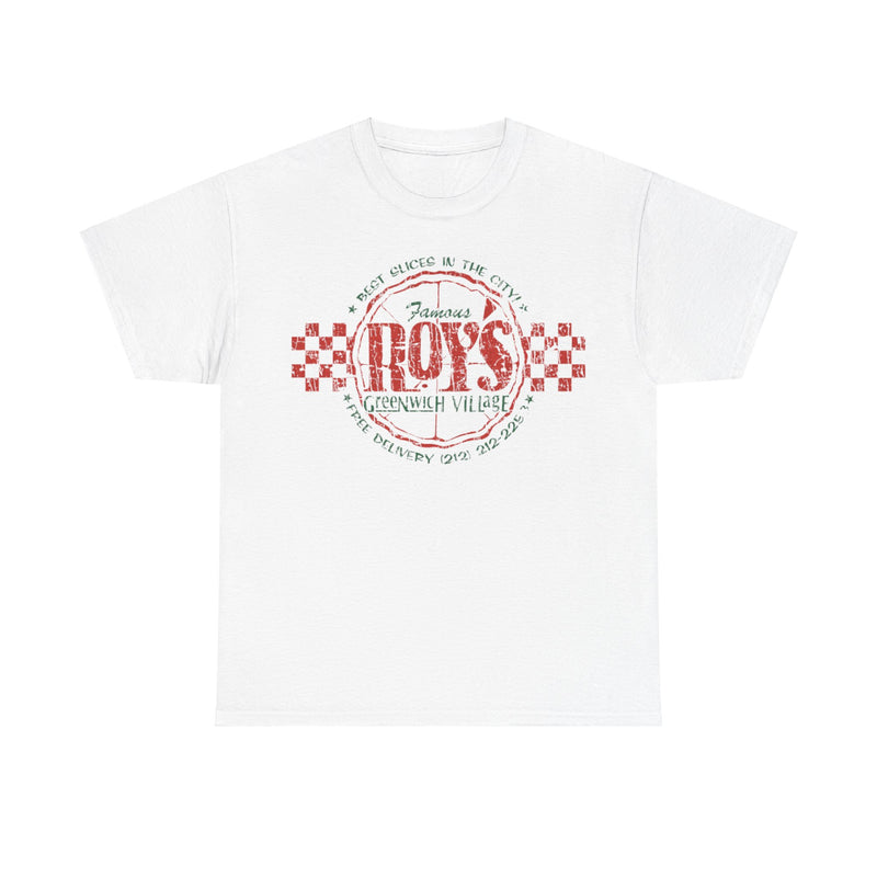 Load image into Gallery viewer, Famous Roys Pizza 1991 Restaurant Distressed Print T-shirt