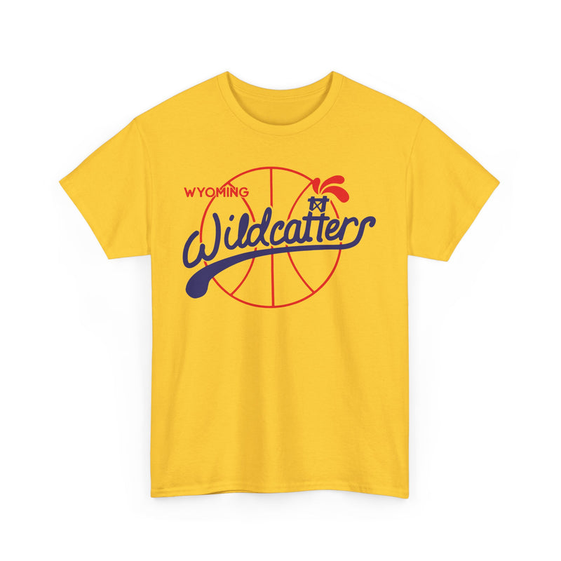 Load image into Gallery viewer, Wyoming Wildcatters Basketball 1982-1988 Continental Association T-shirt