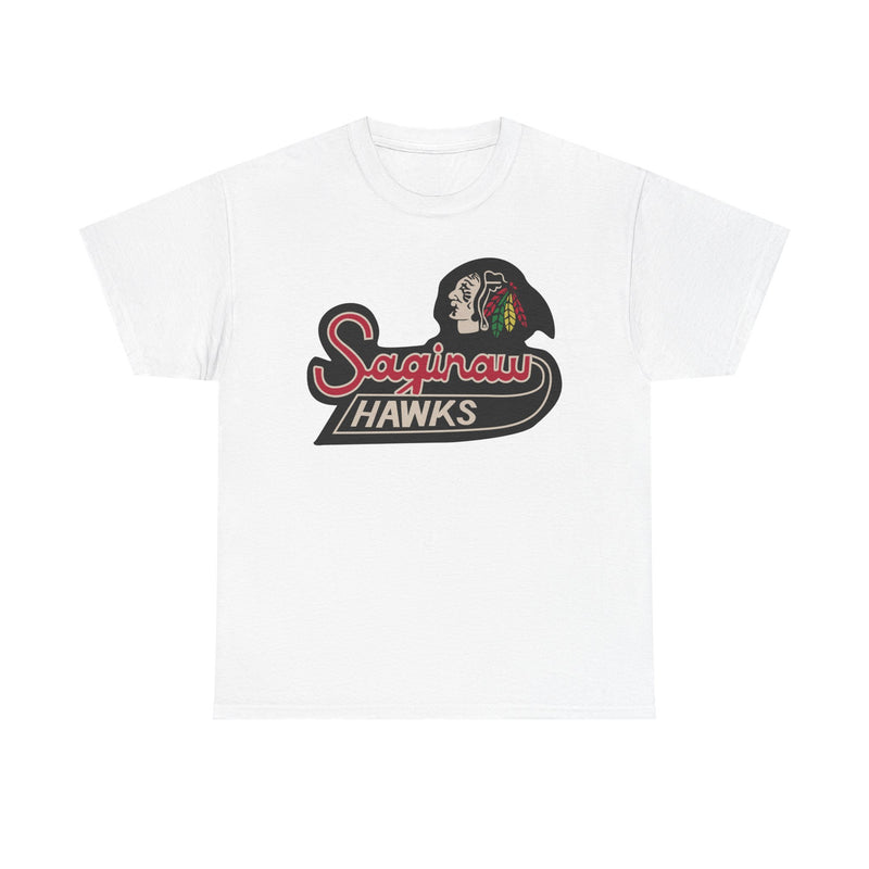 Load image into Gallery viewer, Saginaw Hawks Michigan Hockey 1987-1989 T-shirt