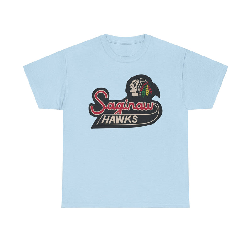 Load image into Gallery viewer, Saginaw Hawks Michigan Hockey 1987-1989 T-shirt