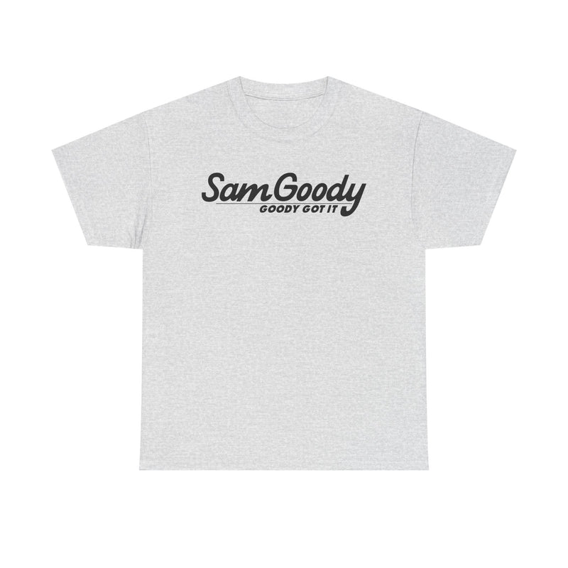 Load image into Gallery viewer, Sam Goody Goody Got It Black Logo Music Entertainment Store Nostalgic T-shirt