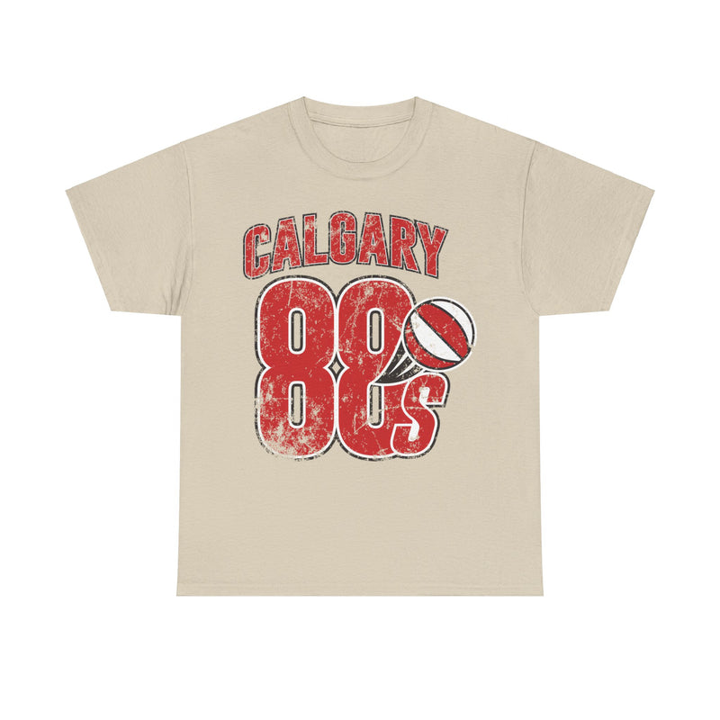 Load image into Gallery viewer, Calgary 88s Canada Red Logo Basketball Team T-shirt