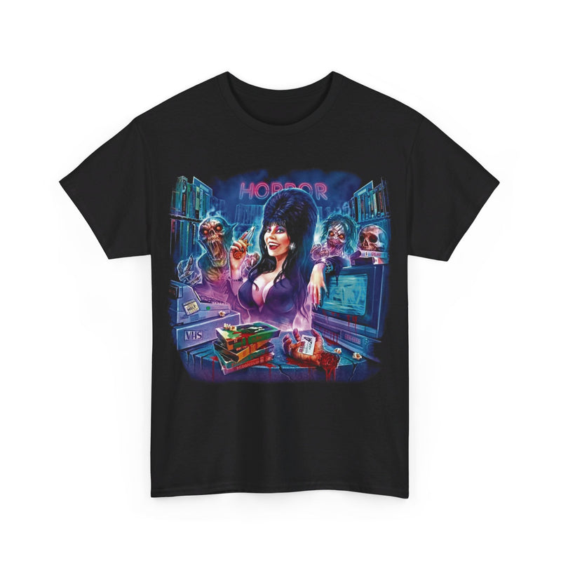 Load image into Gallery viewer, Elvira Mistress of the Dark Horror Movie T-shirt