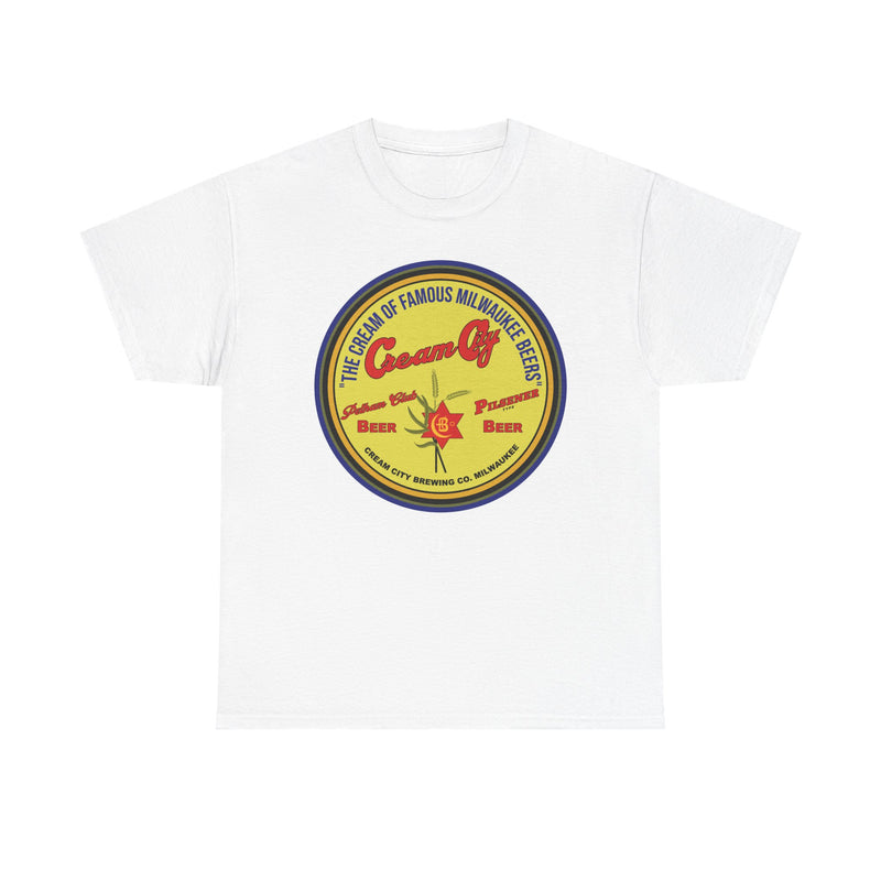 Load image into Gallery viewer, Cream City Beer Milwaukee Brewing Co Logo Wisconsin T-Shirt