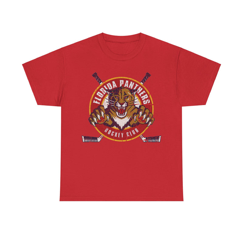Load image into Gallery viewer, Florida Panthers Red Logo Ice Hockey T-shirt