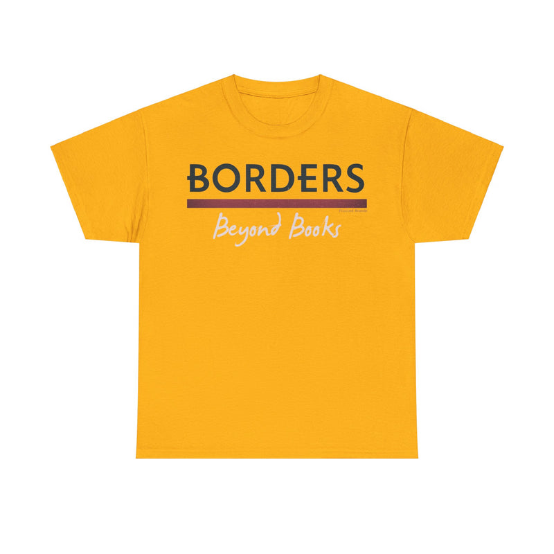 Load image into Gallery viewer, Borders Beyond Books Nostalgic Retro Logo T-shirt