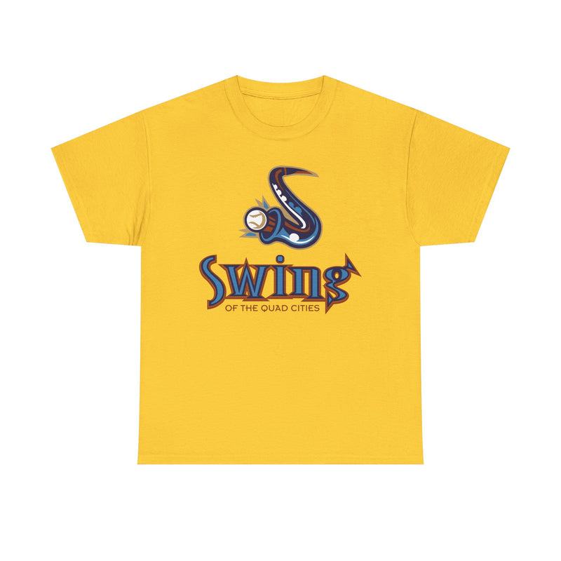 Load image into Gallery viewer, Swing of the Quad Cities Iowa Baseball 2004-2007 T-shirt