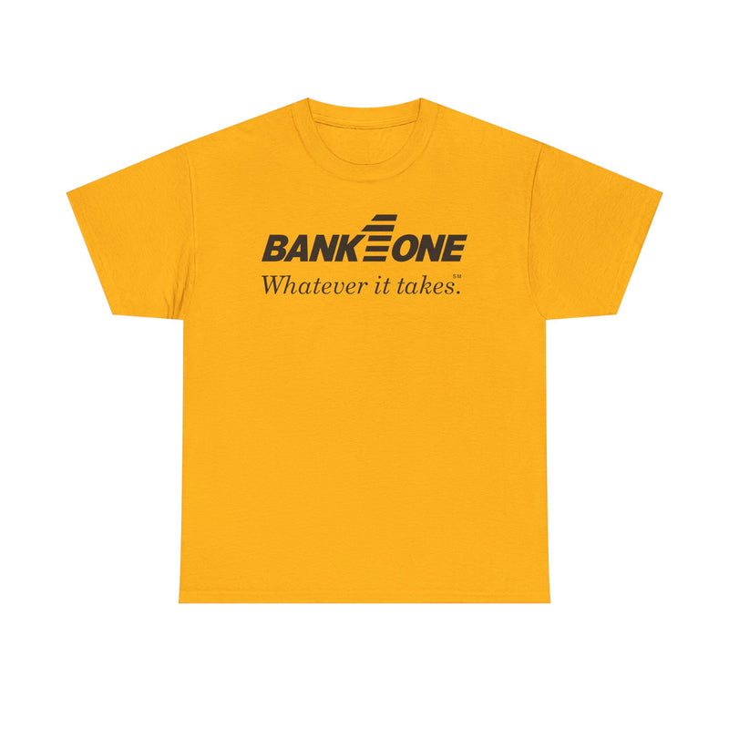 Load image into Gallery viewer, Bank One Whatever It Takes Banking Logo Ohio T-Shirt