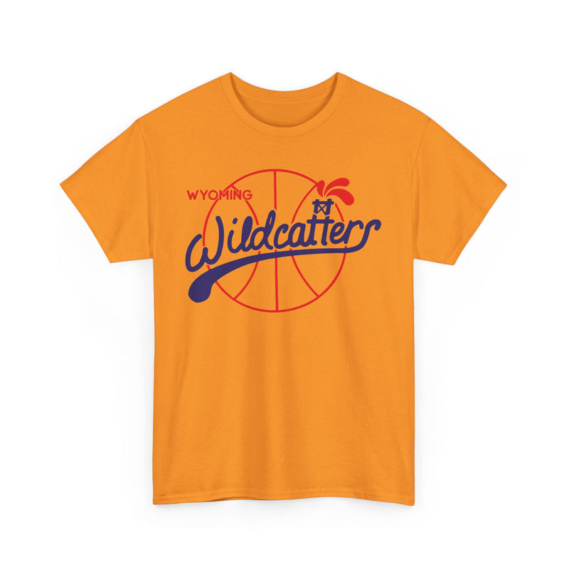 Load image into Gallery viewer, Wyoming Wildcatters Basketball 1982-1988 Continental Association T-shirt