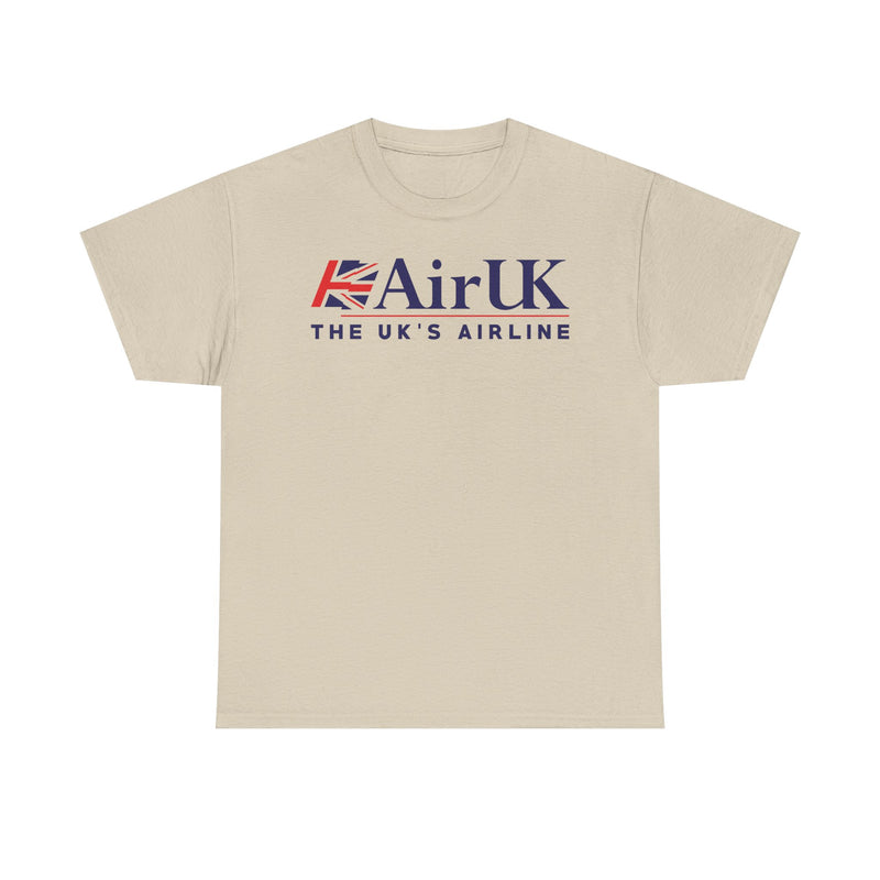 Load image into Gallery viewer, Air UK Leisure Leisure Without Compromise Vintage Airline Logo Aviation T-shirt