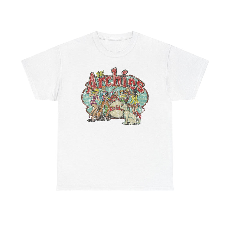 Load image into Gallery viewer, The Archies 1967 Archie Comics Rock Band Illustrated Comic Book T-shirt