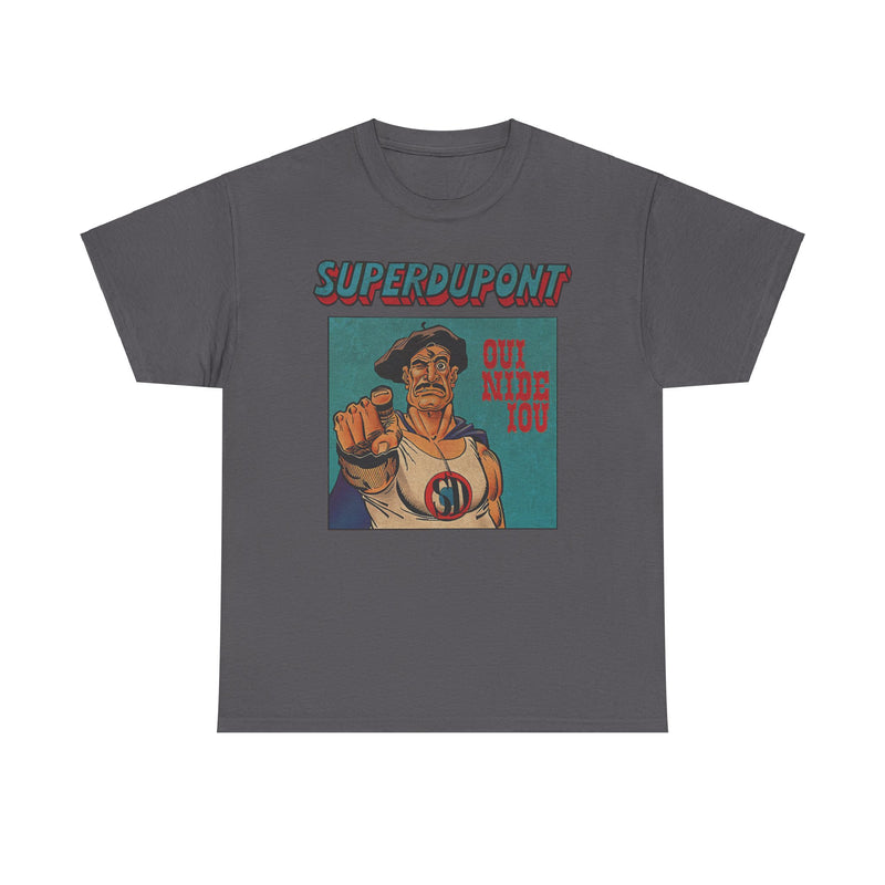 Load image into Gallery viewer, Superdupont 1972 France Superhero Comic Strip T-shirt