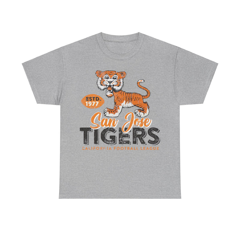Load image into Gallery viewer, San Jose Tigers Est 1977 California Football Team T-shirt