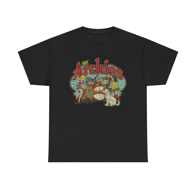 Load image into Gallery viewer, The Archies 1967 Archie Comics Rock Band Illustrated Comic Book T-shirt