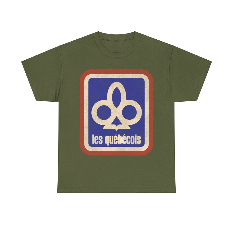 Load image into Gallery viewer, Les Quebecois De Montreal Lacrosse Team Nostalgic T-shirt