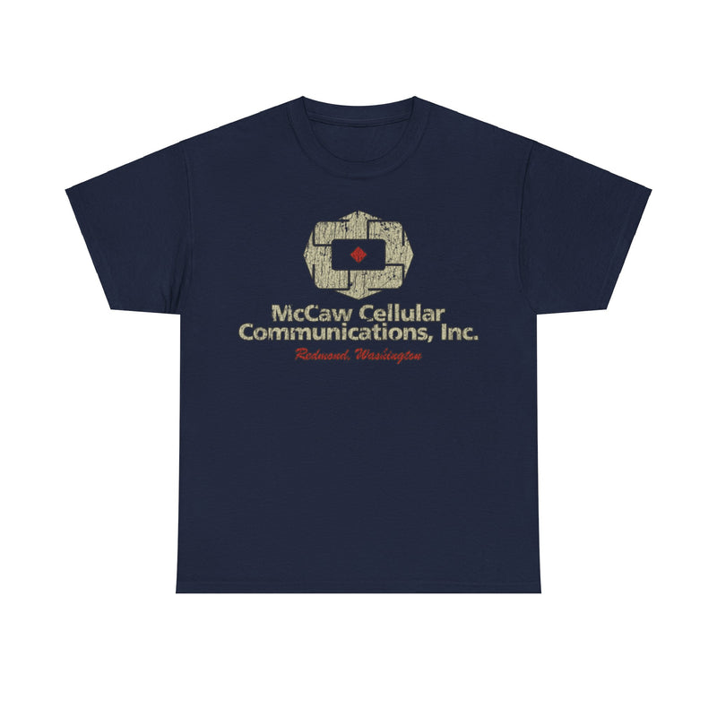 Load image into Gallery viewer, McCaw Cellular Redmond WA 1986 Tech Distressed Print T-shirt