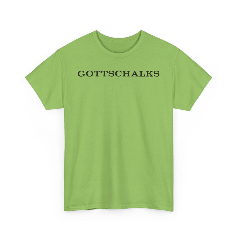 Load image into Gallery viewer, Gottschalks Simple Black Text Department Store Logo T-Shirt