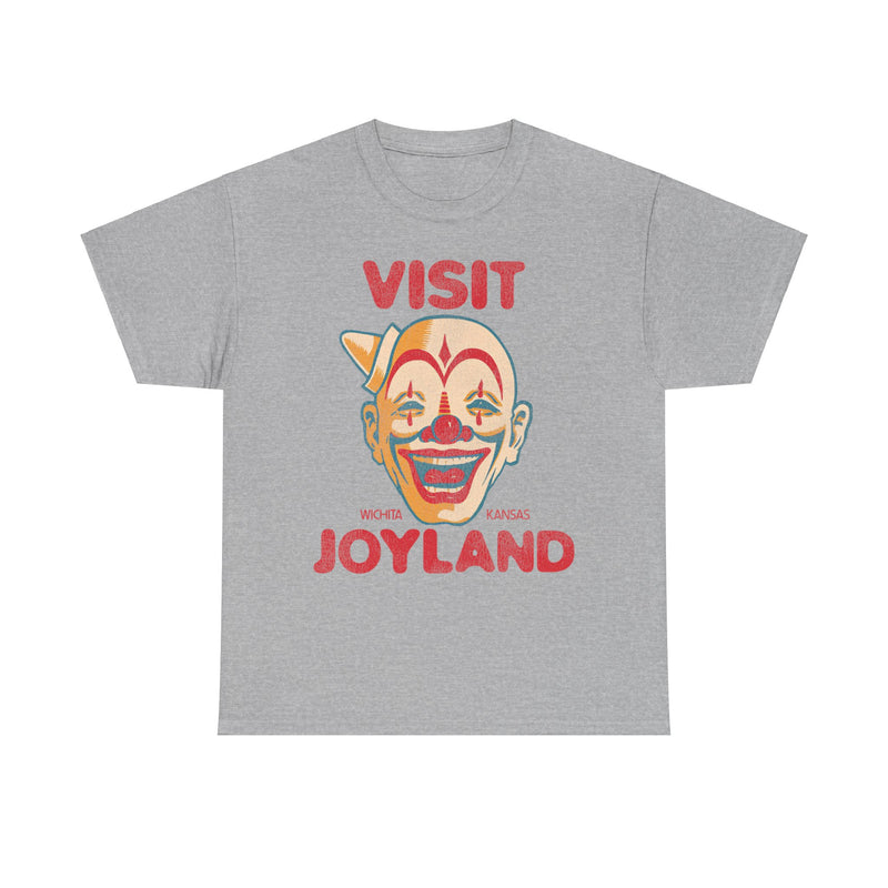 Load image into Gallery viewer, Visit Joyland Amusement Park 1949 Wichita Kansas Theme Park Clown T-shirt