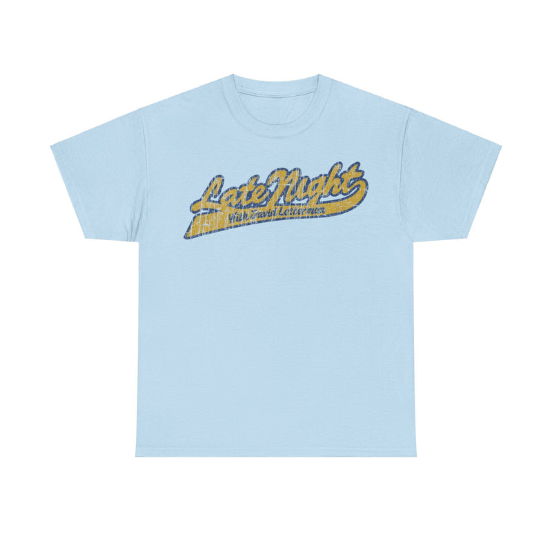 Load image into Gallery viewer, Late Night David Letterman Distressed Print T-shirt