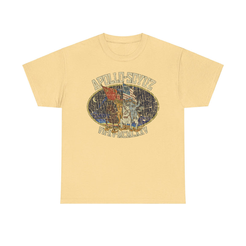 Load image into Gallery viewer, Apollo-Soyuz 1975 First Spaceflight T-shirt