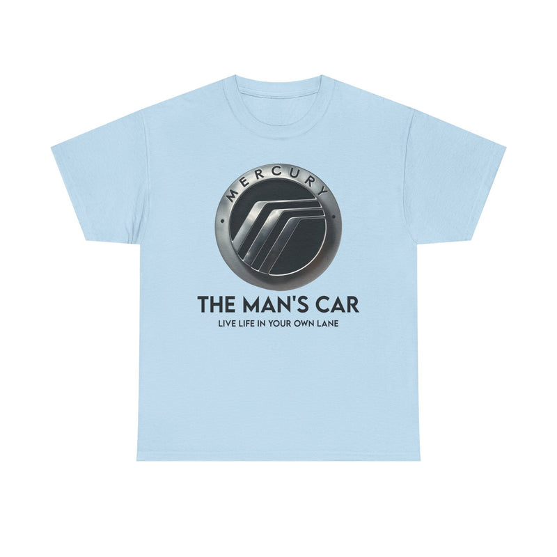 Load image into Gallery viewer, Mercury The Man's Car Live Life In Your Own Lane Silver T-shirt