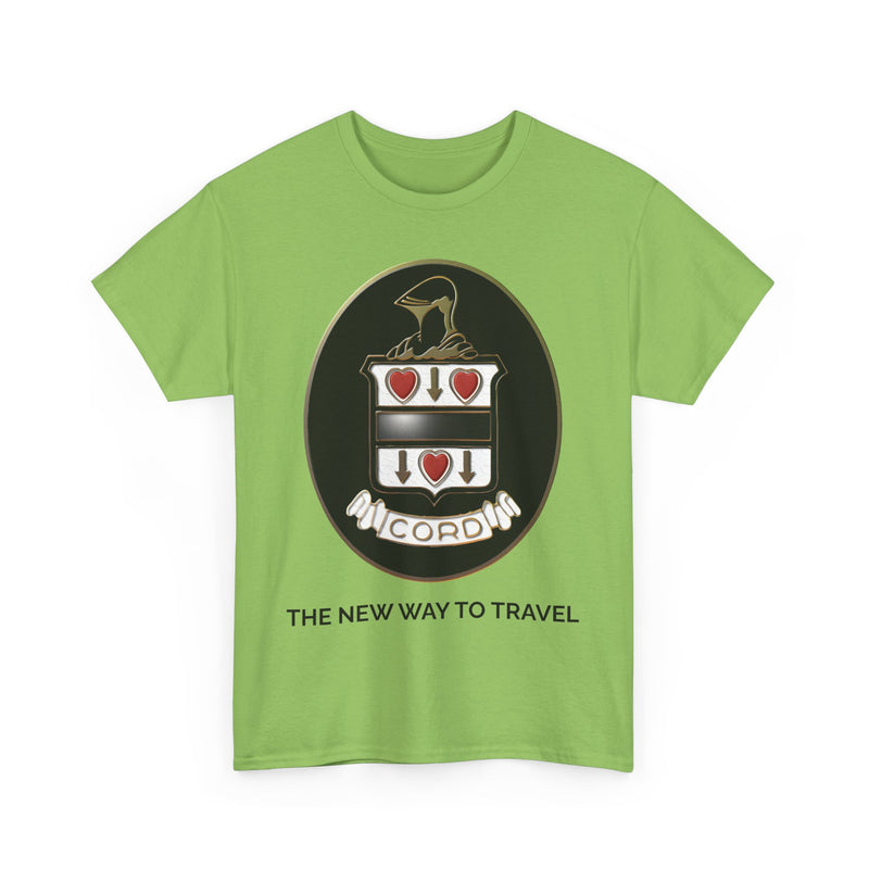 Load image into Gallery viewer, Classic Cord Automobile The New Way to Travel Logo T-shirt