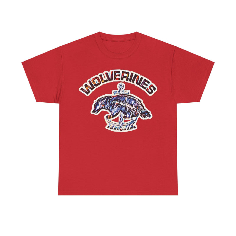 Load image into Gallery viewer, Anchorage Wolverines Alaska Hockey T-shirt