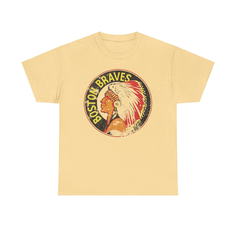 Load image into Gallery viewer, Boston Braves Logo Nostalgic Baseball T-shirt