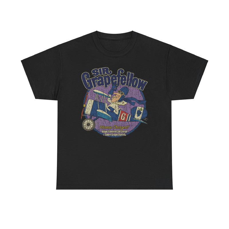 Load image into Gallery viewer, Sir Grapefellow Grape Flavored Oat Cereal Nostalgic T-shirt