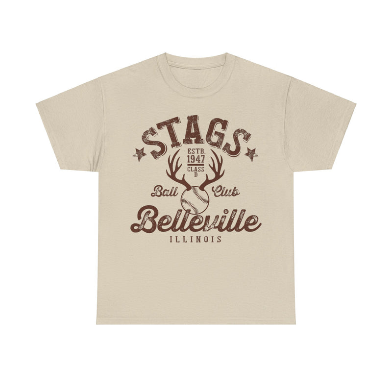 Load image into Gallery viewer, Belleville Stags Est 1947 Illinois Baseball T-shirt