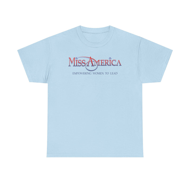 Load image into Gallery viewer, Miss America Empowering Women To Lead T-Shirt Pageant Logo Tee