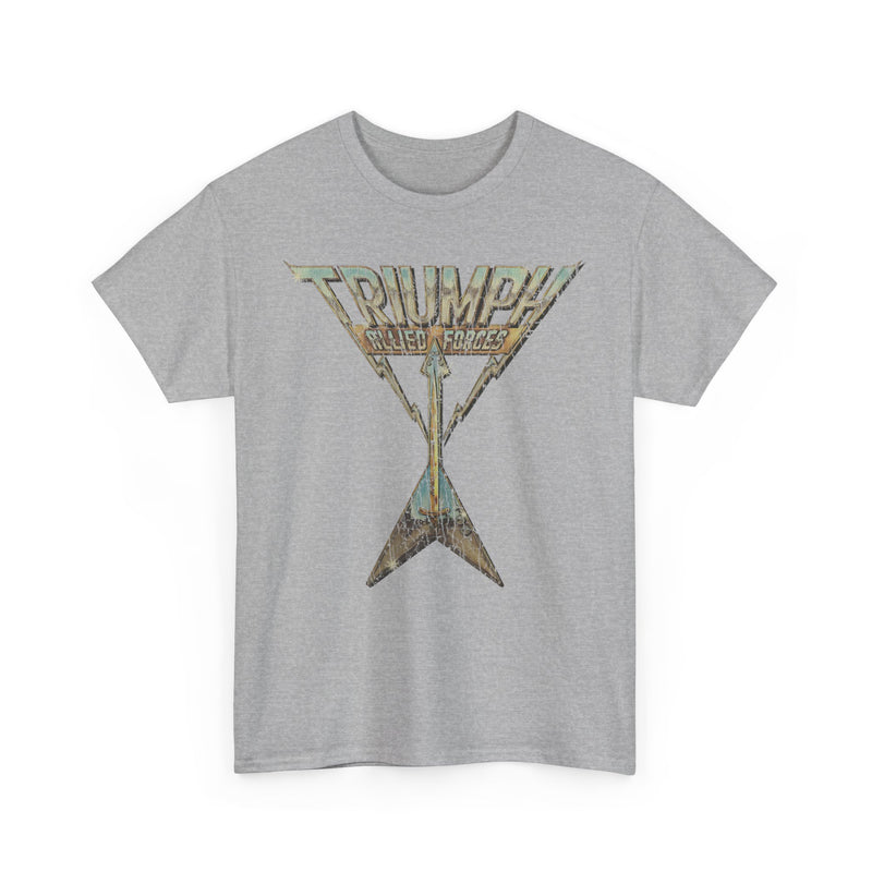 Load image into Gallery viewer, Triumph Allied Forces Canadian Music Rock Band T-shirt