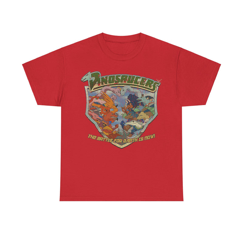 Load image into Gallery viewer, Dinosaucers Battle for Earth 1987 Cartoon Televison Show T-shirt