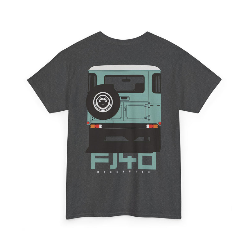 Load image into Gallery viewer, Toyota Land Cruiser FJ40 Green Car Double-sided T-shirt