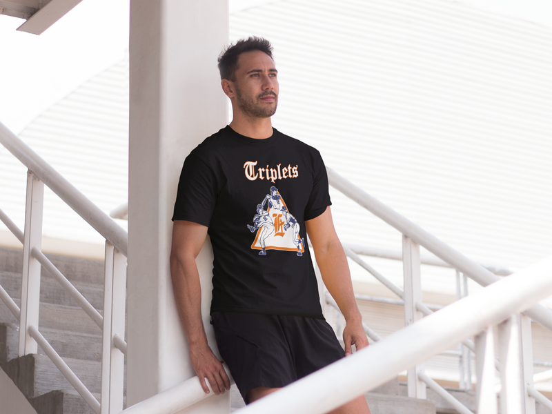 Load image into Gallery viewer, Evansville Triplets Indiana Baseball Team T-shirt
