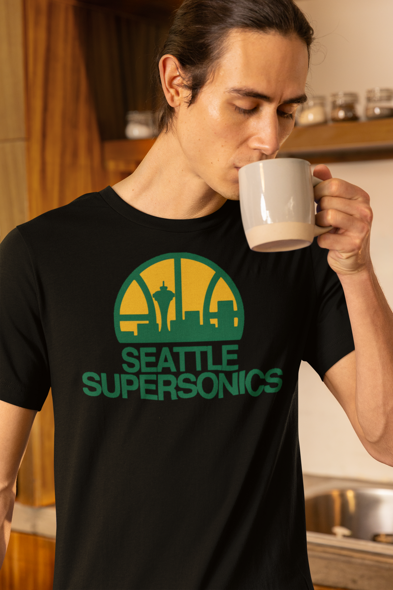 Load image into Gallery viewer, Seattle Supersonics Nostalgic Retro Basketball T-shirt