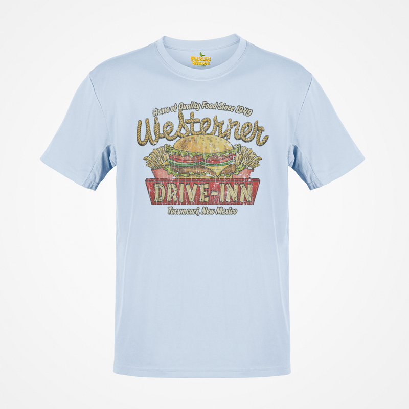 Load image into Gallery viewer, Westerner Drive-Inn 1949 Tucumcari New Mexico Diner Fast Food Restaurant T-shirt