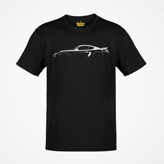Porsche Cayman GT4 981 Silhouette Car T-shirt