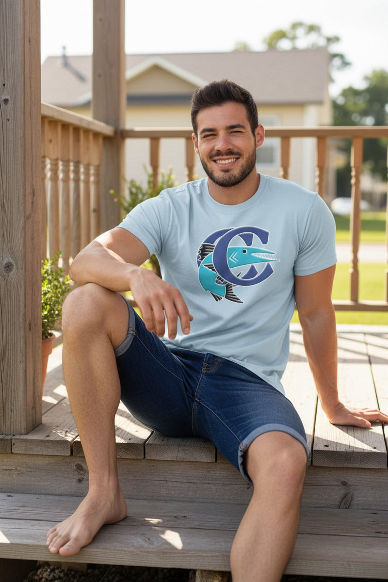 Load image into Gallery viewer, Corpus Christi Barracudas T-Shirt - Baseball 1994-95 Defunct Team Logo Tee