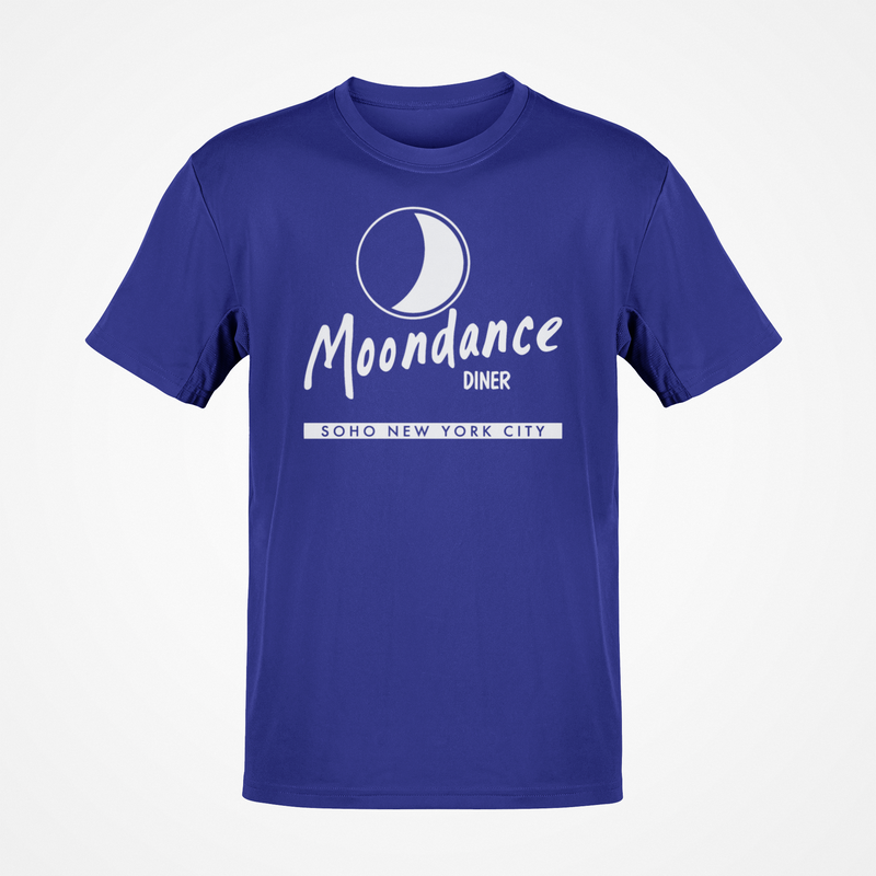 Load image into Gallery viewer, Moondance Diner T-Shirt - Restaurant Industry Defunct NYC Logo Tee