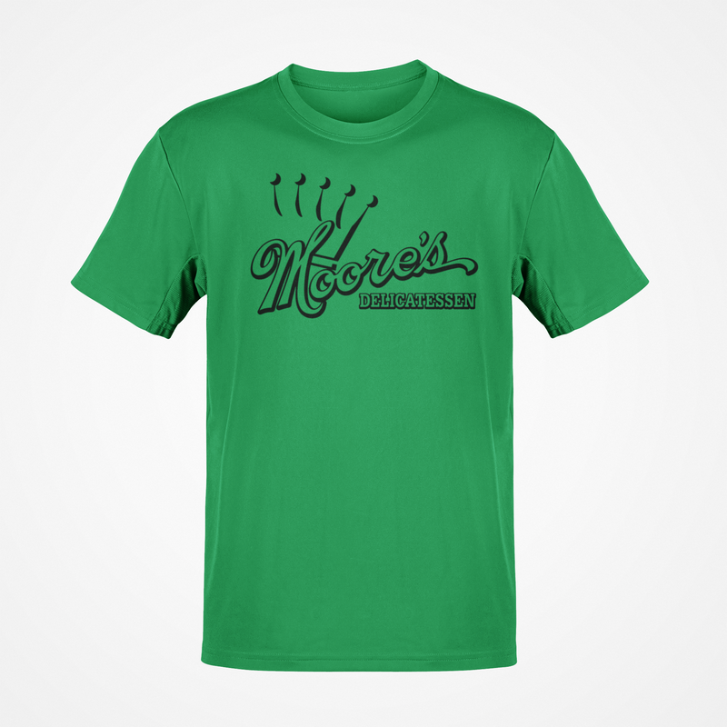 Load image into Gallery viewer, Moore's Delicatessen T-Shirt - Deli Industry Defunct Logo Tee