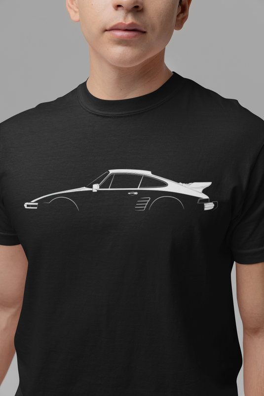 Porsche 911 Turbo Flachbau 930 Silhouette Car T-shirt
