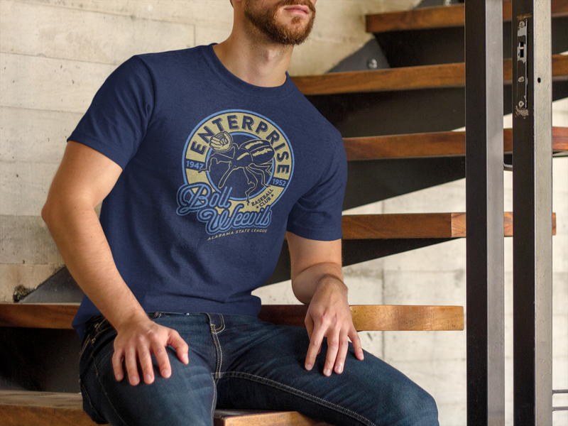 Load image into Gallery viewer, Enterprise Boll Weevils Est 1947 Alabama Baseball T-shirt