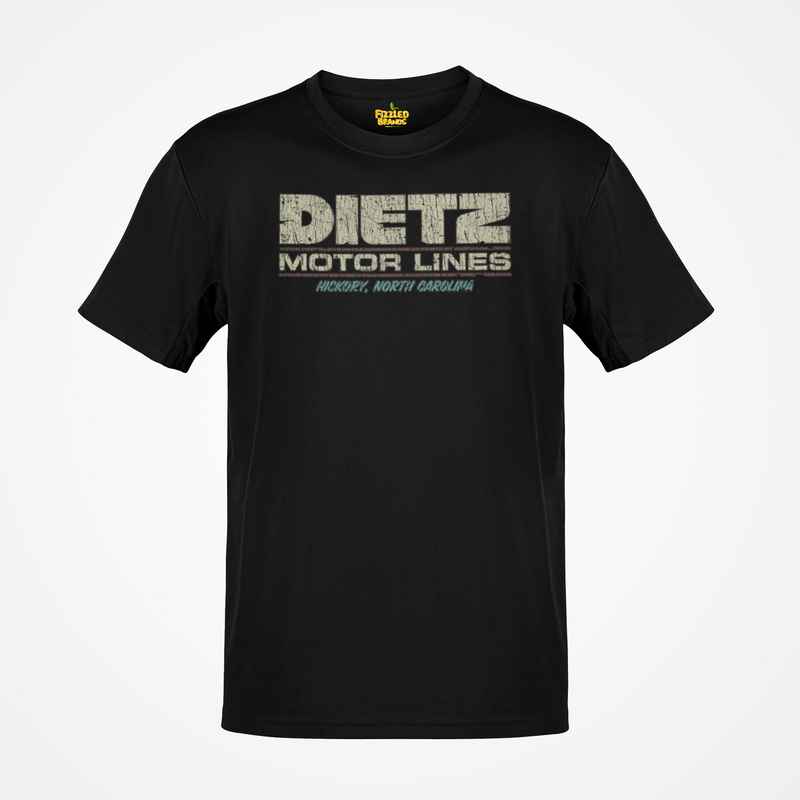 Load image into Gallery viewer, Dietz Motor Lines 1948 Trucking Distressed Print T-shirt