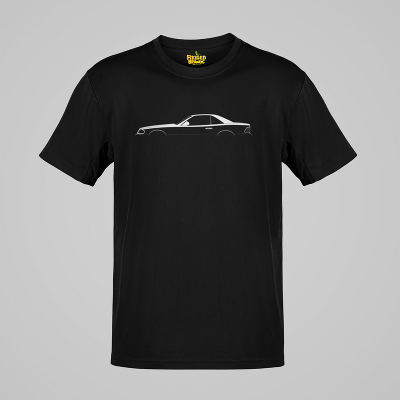 Load image into Gallery viewer, Mercedes-Benz SL Hardtop R129 Silhouette Car T-shirt